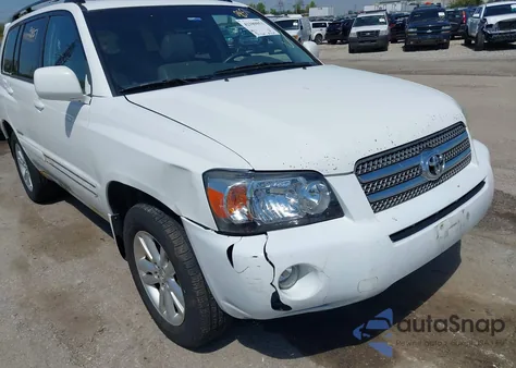 2007 Toyota Highlander Hybrid Limited V6 from USA, damaged, VIN JTEEW21A570035954